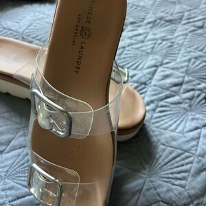 Chinese Laundry Women's Clear Sandals
